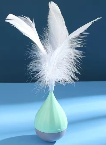 Feather Tumbler Interactive Cat Toy