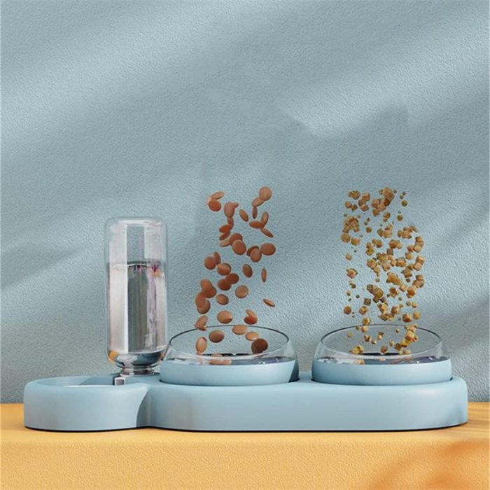 Double Dog Cat Bowl Water and Food Bowl - Image 2