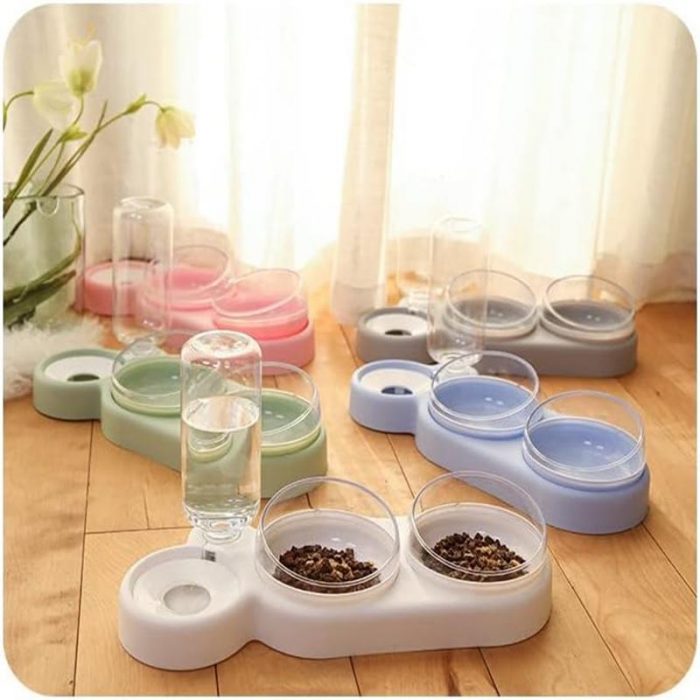 Double Dog Cat Bowl Water and Food Bowl - Image 3
