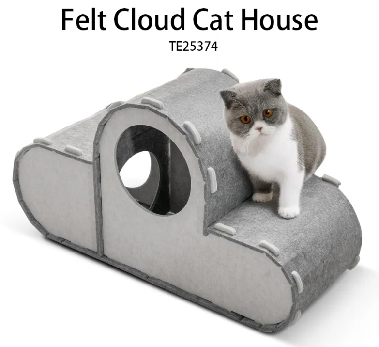 Felt Cloud Cat House