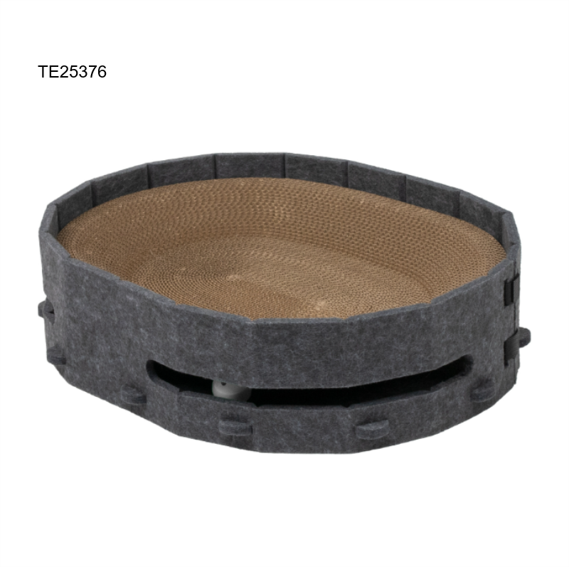 Cat bed with track ball