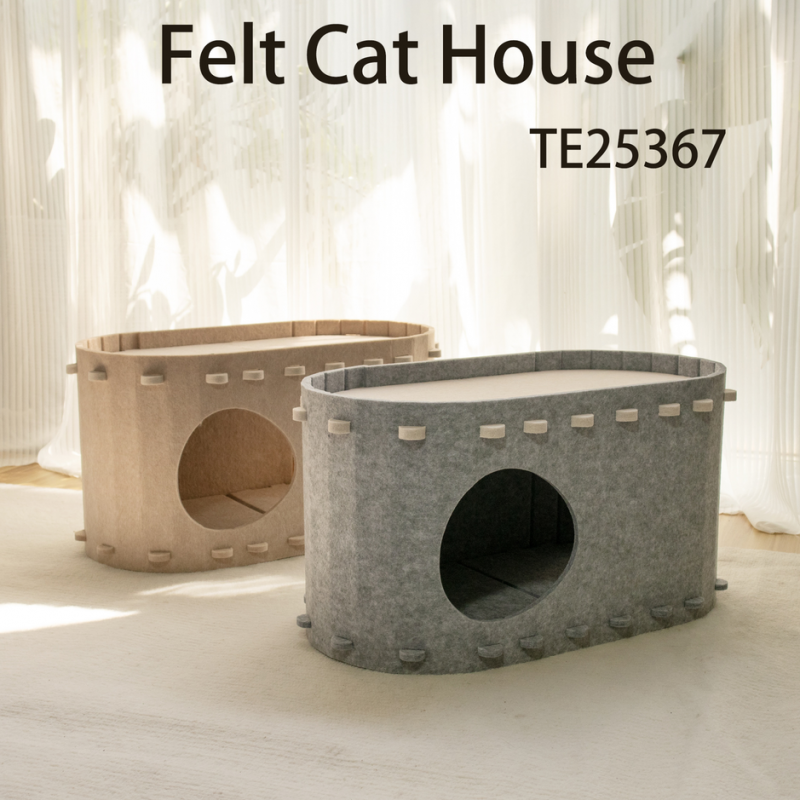 Felt Cat House