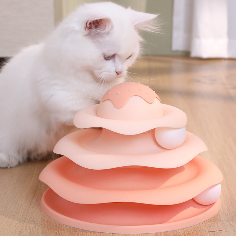 Ice Cream Track Cat Toy