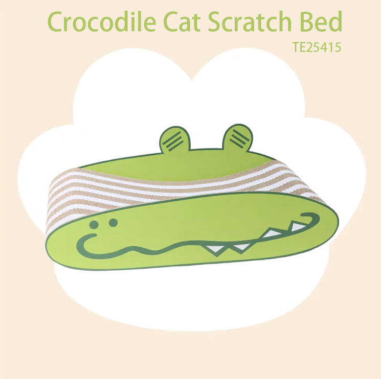 Crocodile Cat Scratch Bed