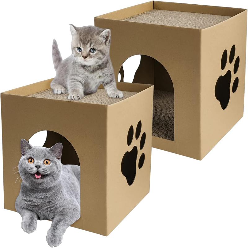 Cat Cardboard House