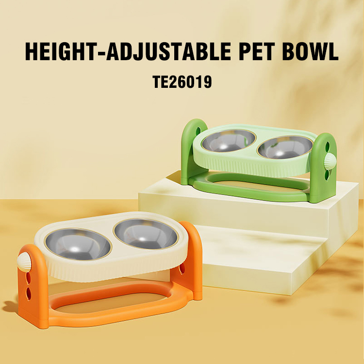 Height-Adjustable Pet Bowl