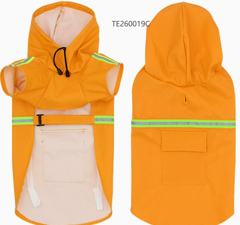 Lighting strip raincoat