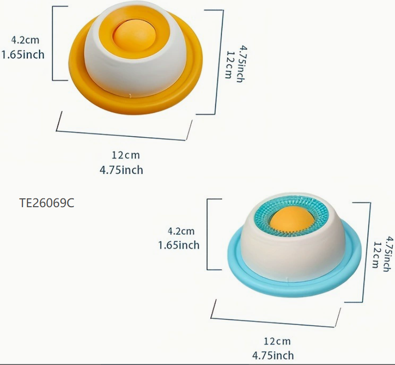 Anti-tip slow food plate - Image 2