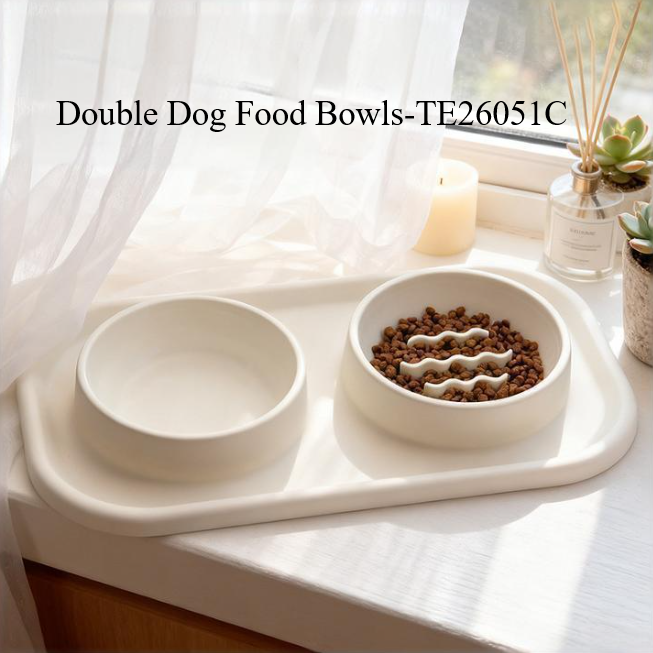 Double Dog Food Bowls