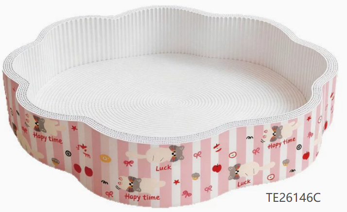 Flower Cat Scratch Pad