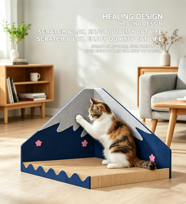 Snow Mountain Cat Scratcher Board - Image 2