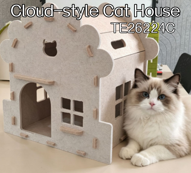 Cloud-style cat house