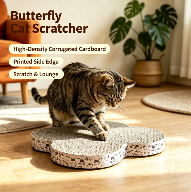 Corrugated Cardboard Cat Scratcher